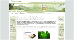 Desktop Screenshot of healthpower.nl