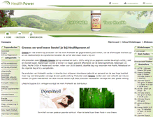 Tablet Screenshot of healthpower.nl